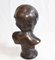 Classical French Bronze Bust Boy Statue 4