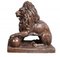 Grandes Statues de Lion en Bronze Lions Gardien de la Porte Médicis, Set de 2 9