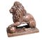 Large Bronze Lion Statues Medici Gatekeeper Lions, Set of 2 8