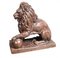 Large Bronze Lion Statues Medici Gatekeeper Lions, Set of 2, Image 8
