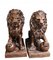 Large Bronze Lion Statues Medici Gatekeeper Lions, Set of 2 3