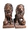 Large Bronze Lion Statues Medici Gatekeeper Lions, Set of 2 2