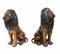 Estatuas de portero de león grandes de fundición de gato. Juego de 2, Imagen 2