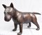 Englischer Bronze Bull Terrier Hund Statue Casting 8