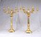 Gilt Classic Candleholders from Paul Storr, Set of 2 4