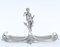 Art Nouveau French Pewter Maiden and Birds Epergne, 1920s, Image 1