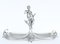Art Nouveau French Pewter Maiden and Birds Epergne, 1920s 4