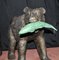 Bronze American Grizzly Bear Fountains Statues Salmon, Set of 2 5