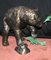 Bronze American Grizzly Bear Fountains Statues Salmon, Set of 2 10