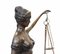 Statue der Gerechtigkeitsstatue aus Bronze mit der Waage Legal Justitia Themis 9