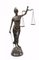 Statue de Dame de Justice en Bronze Échelles Juridique Justitia Themis 2
