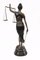 Statue de Dame de Justice en Bronze Échelles Juridique Justitia Themis 8