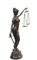 Statue der Gerechtigkeitsstatue aus Bronze mit der Waage Legal Justitia Themis 6