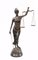 Statue de Dame de Justice en Bronze Échelles Juridique Justitia Themis 1