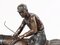 Scultura grande cavallo e fantino in bronzo di Mene, Francia, Immagine 3