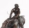 Große französische Pferde- und Jockey-Skulptur aus Bronze von Mene 7