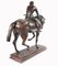 Big French Bronze Horse and Jockey Sculpture by Mene 11
