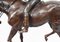 Große französische Pferde- und Jockey-Skulptur aus Bronze von Mene 4