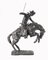 Bronzene Remington Horse and Cowboy Bronco Buster Statue 1