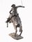 Bronzene Remington Horse and Cowboy Bronco Buster Statue 11