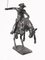 Bronzene Remington Horse and Cowboy Bronco Buster Statue 6