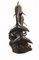 Bronze Dolphins Leaping Through Water Figurine 2