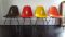 DSX Fiberglass Chairs by Charles & Ray Eames for Herman Miller/Vitra, Set of 4 2