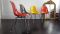 DSX Fiberglass Chairs by Charles & Ray Eames for Herman Miller/Vitra, Set of 4 1
