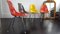 DSX Fiberglass Chairs by Charles & Ray Eames for Herman Miller/Vitra, Set of 4 4