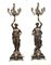 French Bronze Candelabras by Gregoire, Set of 2 1