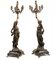 French Bronze Candelabras by Gregoire, Set of 2 3