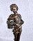 Bronze Victorian Girl Fruit Seller Figurine 2