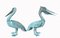 Bronze Pelican Birds Garden Statues, Set of 2, Image 4