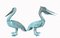 Statues de Jardin Pelican Birds en Bronze, Set de 2 4