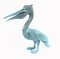 Bronze Pelican Birds Garden Statues, Set of 2 3