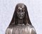 French Bronze Virgin Mary Bust 4