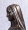 French Bronze Virgin Mary Bust 8