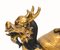 Quemador de incienso Chinese Dragon Crane de bronce, Imagen 6