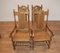 Vintage Farmhouse Chairs in Oak, Set of 4 10