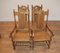 Vintage Farmhouse Chairs in Oak, Set of 4, Image 10