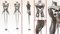 Vintage Metal Mannequins, Set of 2 2