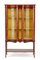 Regency Revival Display Cabinet in Mahogany Inlay, 1890 1
