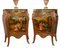 French Painted Cabinets in the Style of Vernis Martin, Set of 2 2