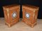 Empire Satinwood Cabinets with Sevres Plaques, Set of 2, Image 4