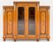 Victorian Satinwood Bookcase, 1860s, Image 1