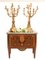 French Empire Antique with Marquetry Inlay Side Table, Image 2
