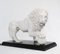 Italian Lions Stone Medici Paw Ball Cats Statues, Set of 2 14