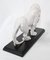 Italian Lions Stone Medici Paw Ball Cats Statues, Set of 2 6