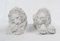 Italian Sleeping Lions in Stone, Set of 2 1