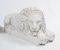 Italian Sleeping Lions in Stone, Set of 2 6